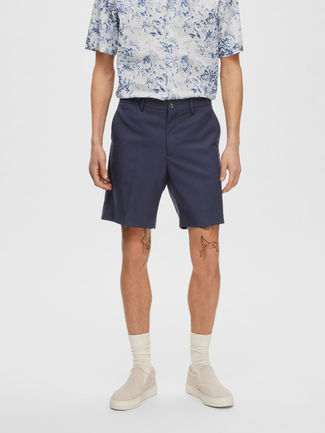SELECTED HOMME - SLIM-ADAM Shorts - Dark Sapphire